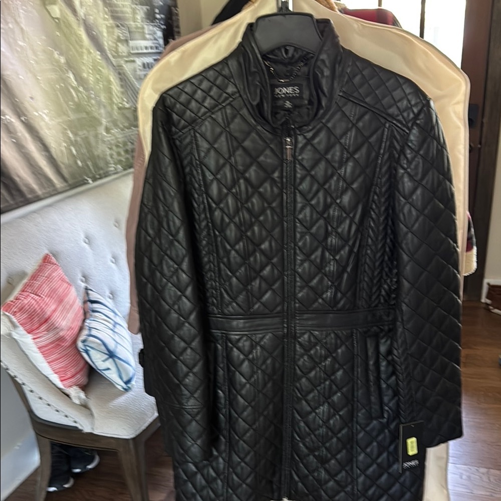 Jones Black Quilted Jacket